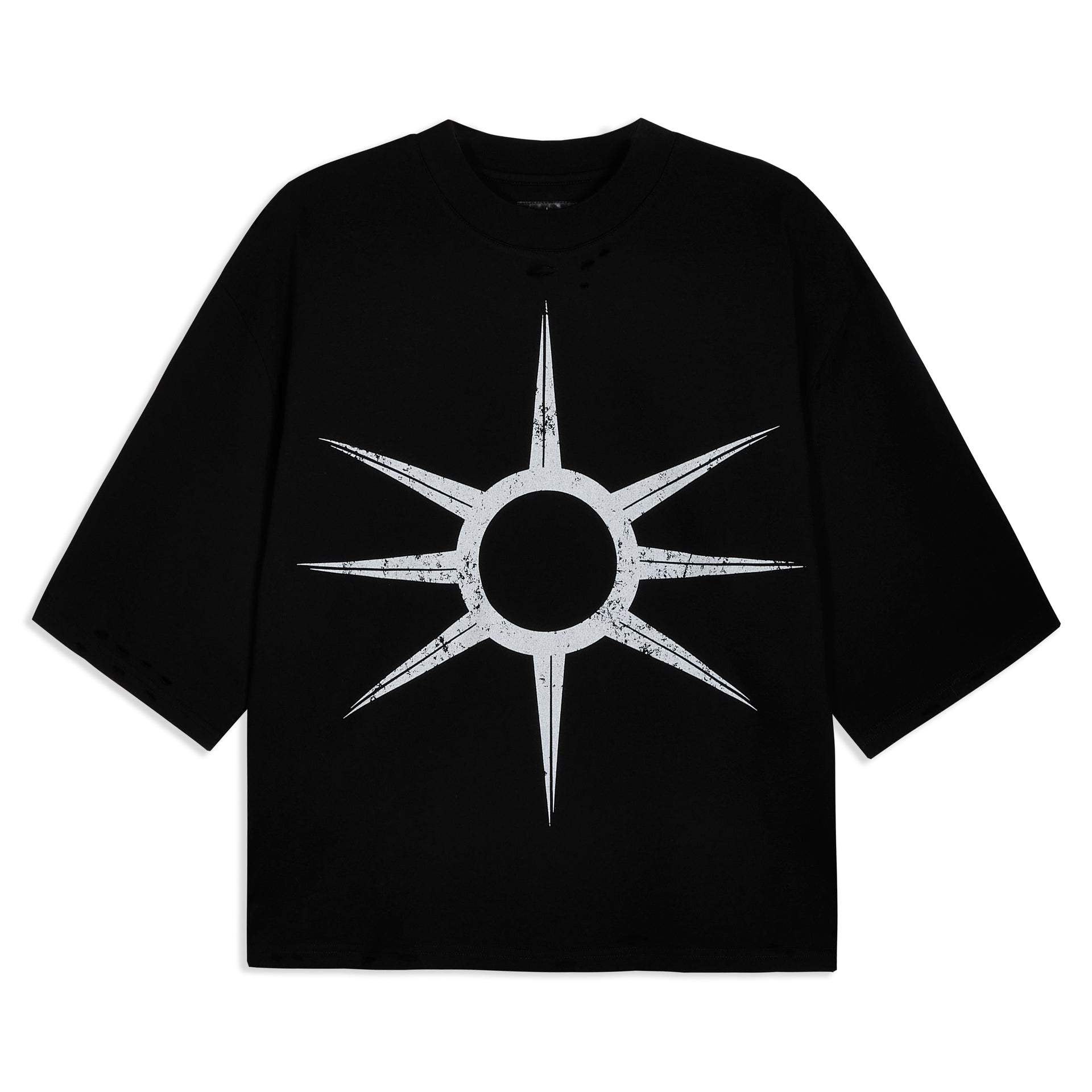 STAR LOGO TEE - BLACK