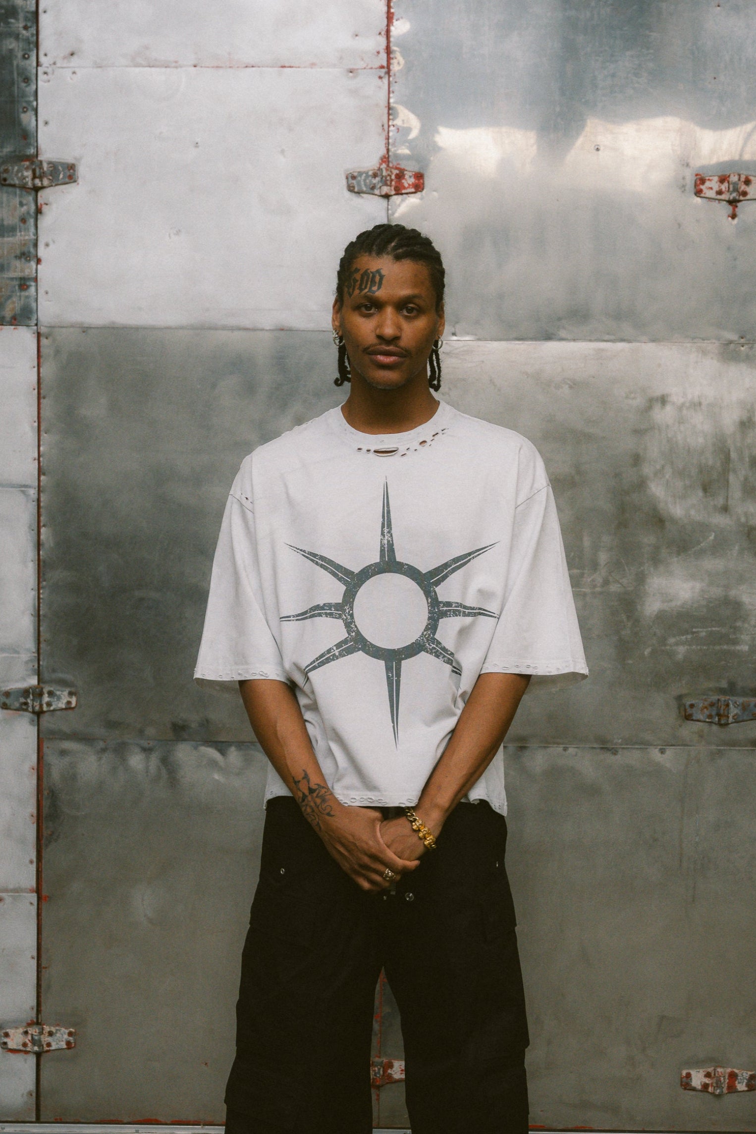 STAR LOGO TEE - WHITE